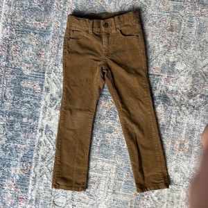 Boys’ Janie and Jack camel courduroy pants